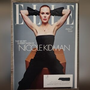 Elle Magazine Cover Featuring Nicole Kidman New